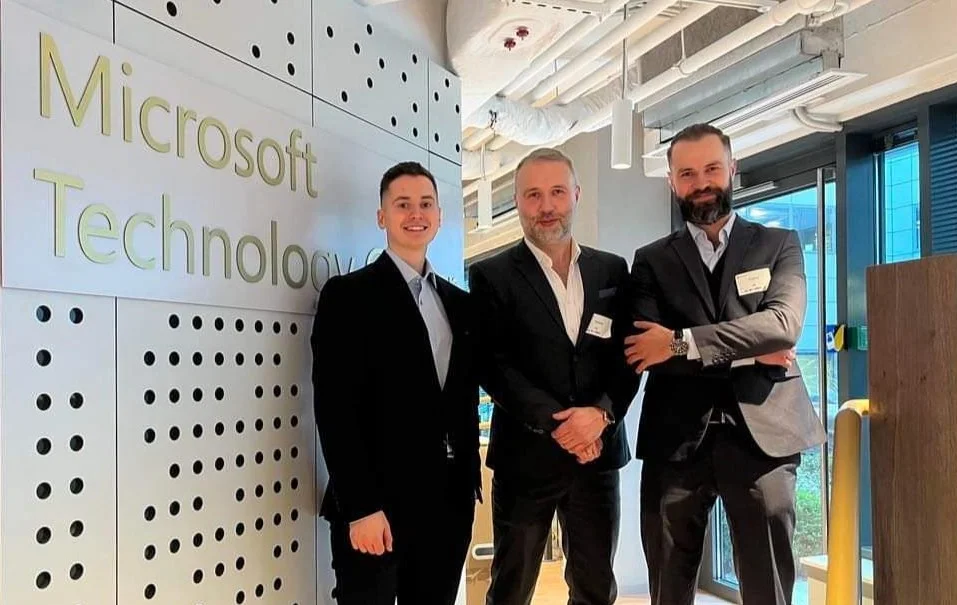 Zespół Antdata w biurze Microsoft